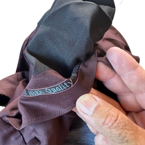 Burberry Brit Purple Eggplant Wool 220's Luxury Pants in‎ Size 30W x 26.5" IS - Picture 7 of 9